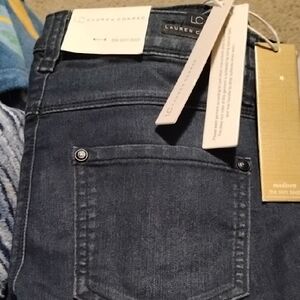 Size 0. LC Lauren Conrad Dark Blue Women's Jeans. Slim Boot
